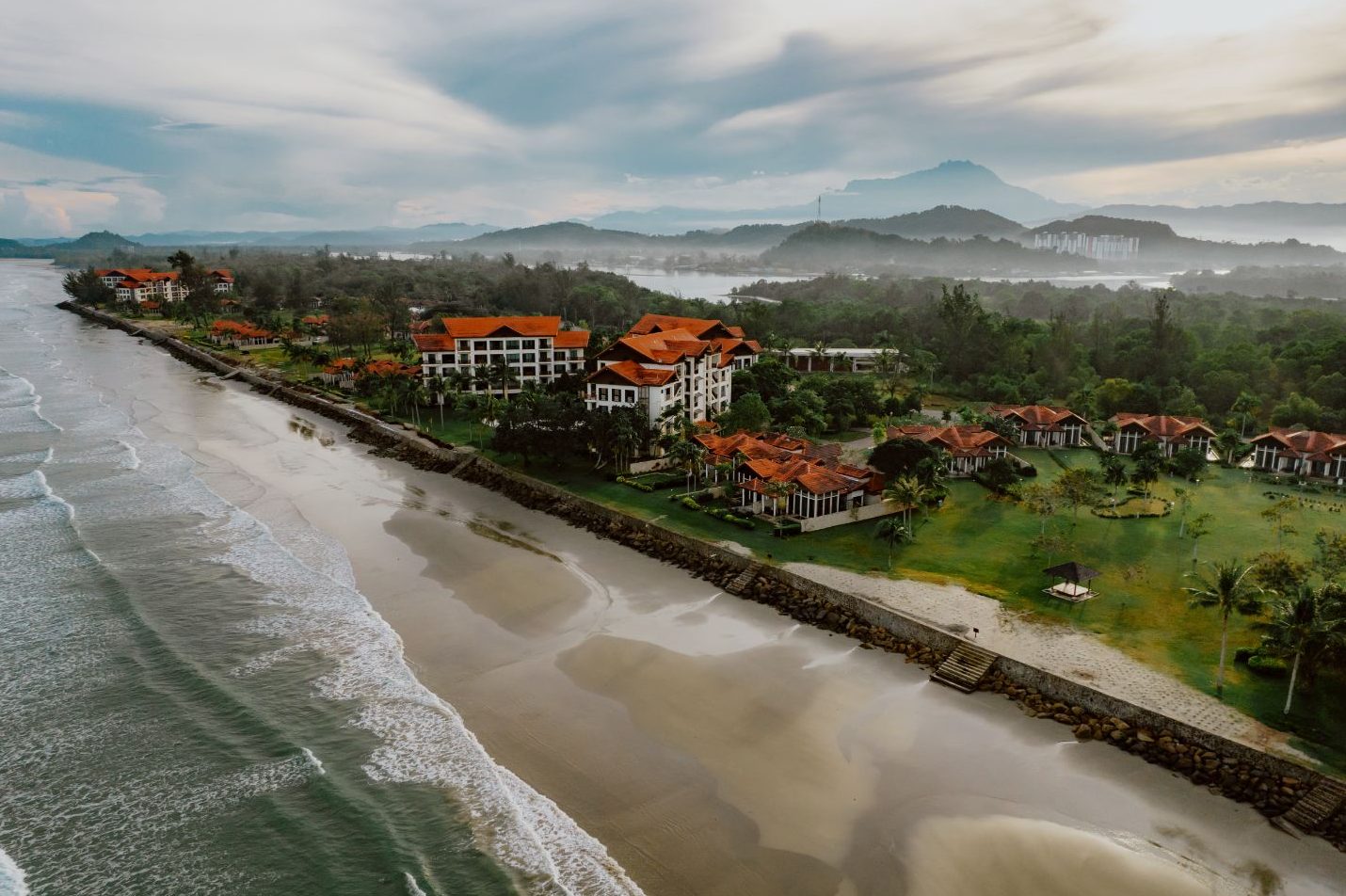 borneo beach villa suite